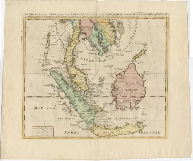 Le Royaume de Siam (..) - Chatelain (c.1720)