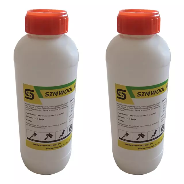 Rigidizer - Coating for Ceramic Fiber Blanket - 1/2 Gallon, Fireproof Insulation