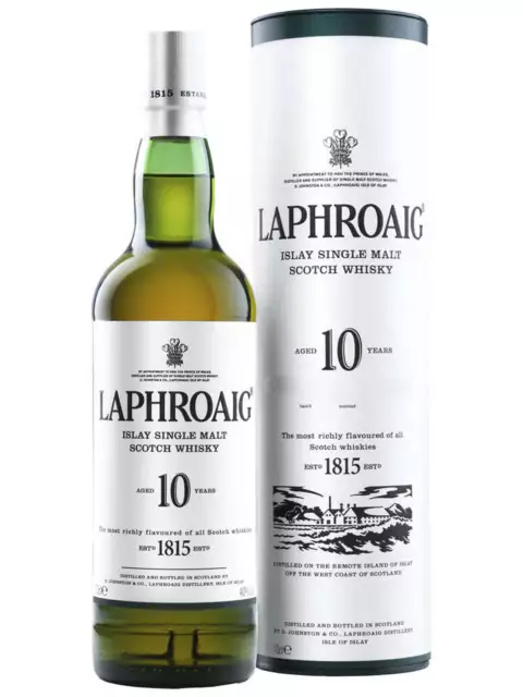 Laphroaig 10 Year Old Single Malt Scotch Whisky 700mL