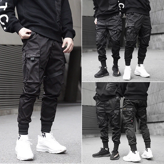 Pantaloni Joggers Harem Hip Hop Fashion Street 3XL Uomo Pantaloni Tattici Cargo Harajuku