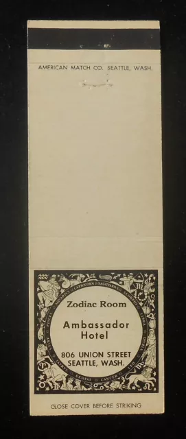 1950s Zodiac Room Ambassador Hotel Frances Memmo 806 Union Street Seattle WA