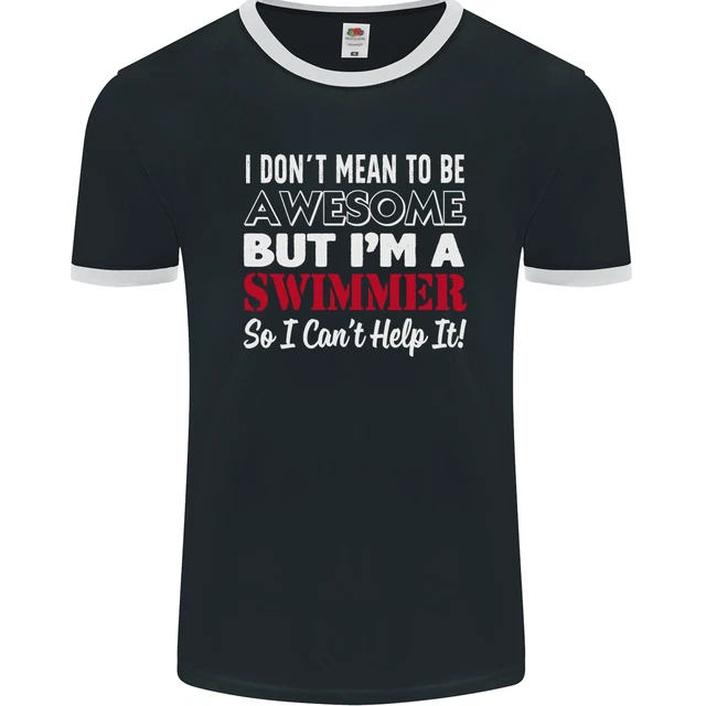 T-shirt da uomo nuoto nuoto I Dont Mean Im a Swimmer foto