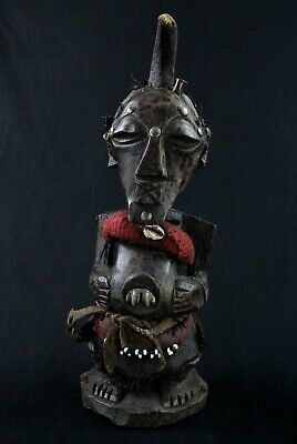 Art African Arts Tribal - Statue Fetish Songye - Ex Congo Belgian - 36,5 CMS 2