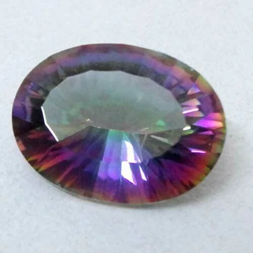 Mystic Quartz Gemstone Cutstone Prix de gros Forme ovale 10x14 mm 5 pcs / lot