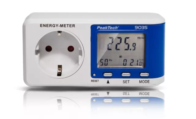 PeakTech Stromverbrauchsmesser Energiekostenmessgerät Stromzähler digital Zähler 2