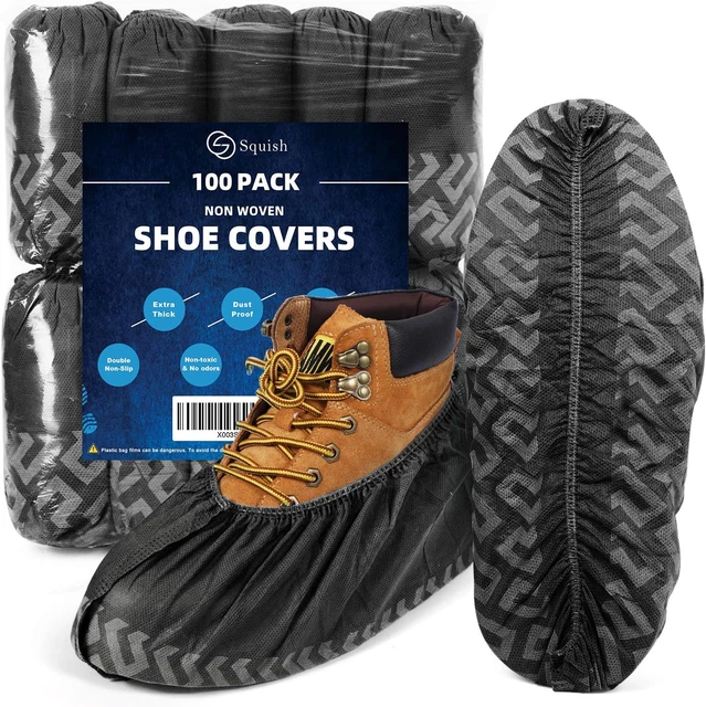 Shoe Covers Disposable Non Slip, 100 Pack(50 Pairs) Thick Extra Disposable Boot