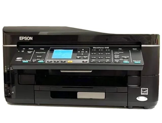 Epson WorkForce 645 All-In-One Inkjet Printer plus lots of ink please See Disc