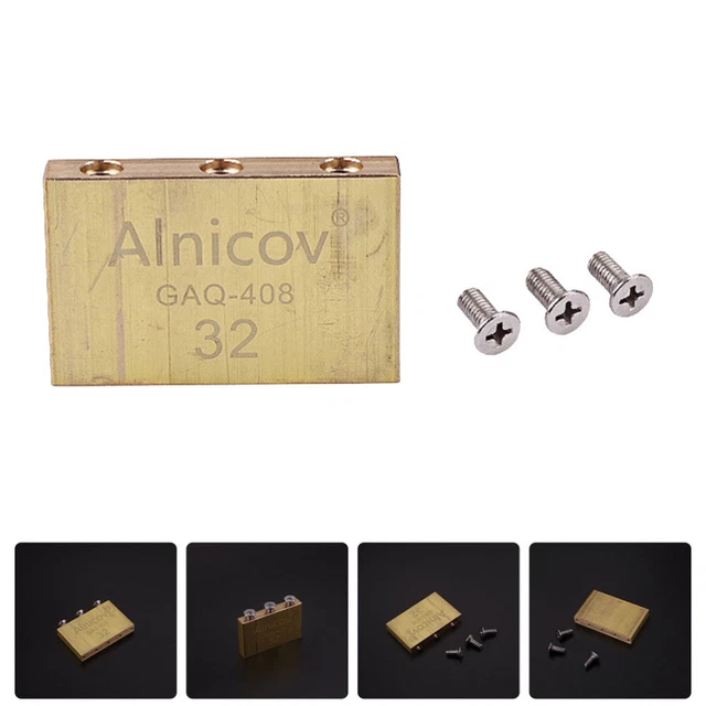 Kit Chevalet Trémolo Pour Guitare Fender Strat - 6 Cordes, Doré, Avec Bras Trémolo, Ressorts Et Plaques - Remplacement Compatible - 6