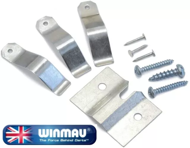 Winmau Dartboard Fixing Bracket - Dart Fixings Screws - Levellers - Instructions