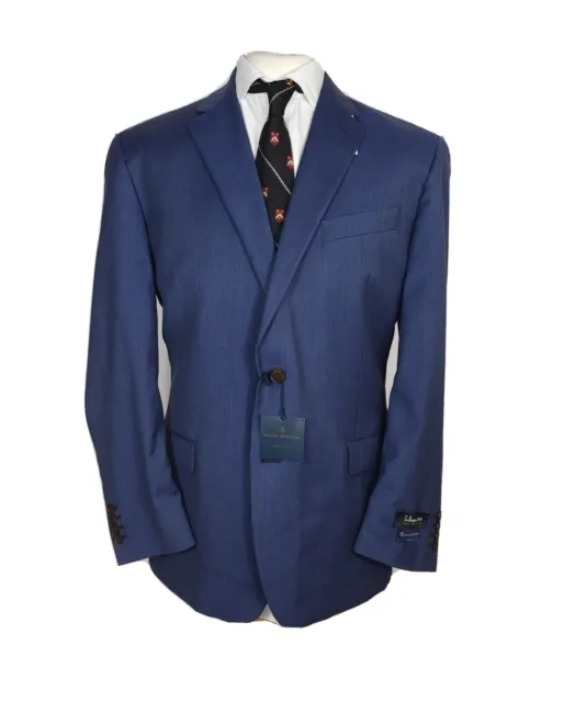 new Brooks Brothers blue suit 46R/EU56 W40 RRP£1,099