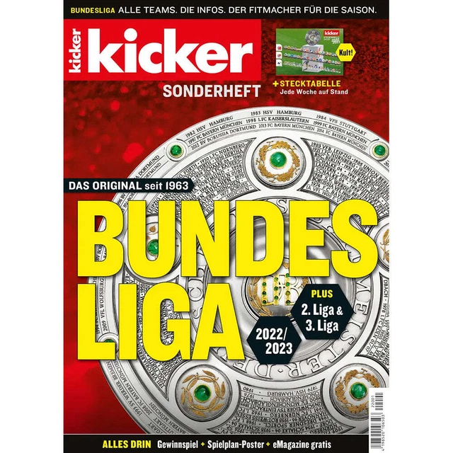 KICKER SONDERHEFT BUNDESLIGA 2022/2023 Germany Football Season Preview