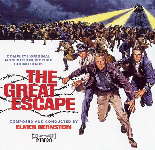 Elmer Bernstein – The Great Escape (1963) Complete Score 3CDs / Newly Remastered