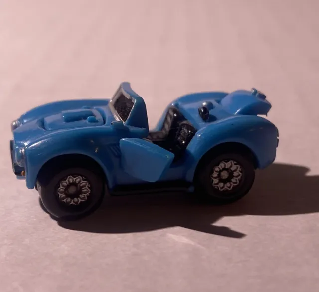 Micro Machines 1988 Galoob Shelby Cobra Delux BLUE - Hood, Trunk & Doors Open