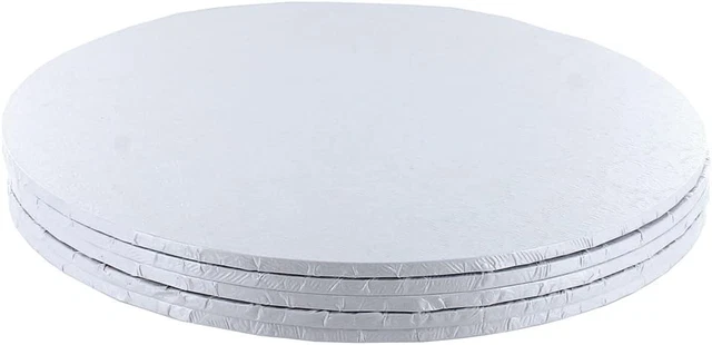 "Tablero de pastel masonita blanco Culpitt 10", tablero de pastel redondo fuerte, tambor de pastel, 4 mm -