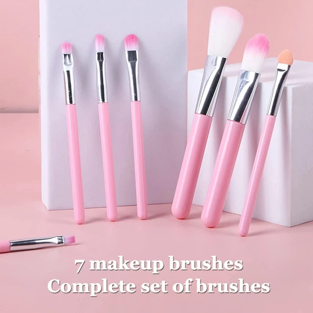 Set Di Pennelli Professionali Per Trucco, 7 Pezzi