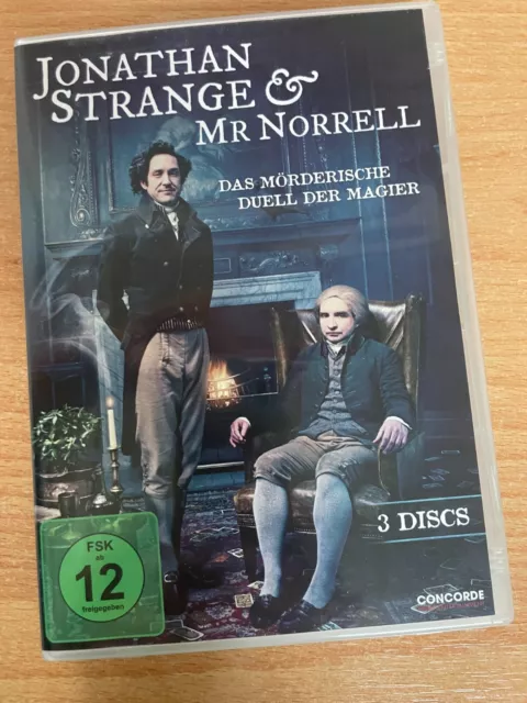 JONATHAN STRANGE & MR NORRELL - DAS MÖRDERISCHE DUELL DER MAGIER auf 3 DVDs