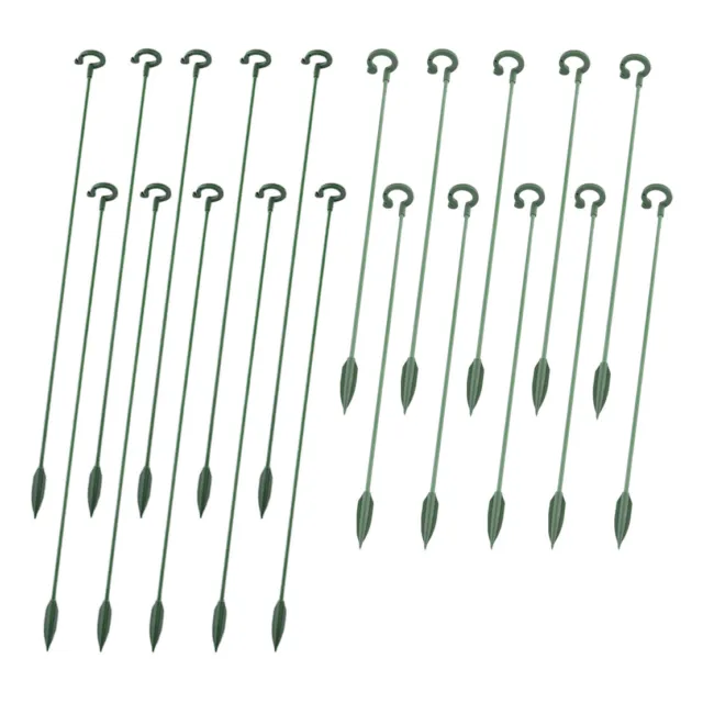 20x 27+37CM Plant Stem Support Stakes Trellis Gardening Climbing Cage Stand