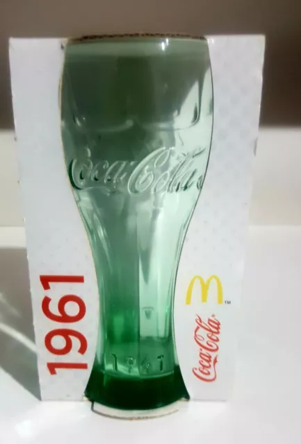 Coke Coca-Cola Glass No 1961 McDonald’s 2015 Promo- Collectable BNIP uzzu