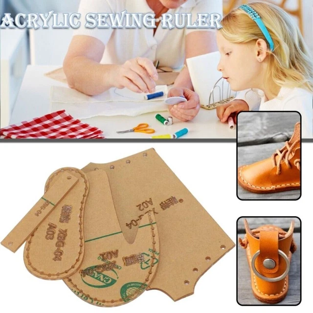 Handmade Mold Transparent Acrylic Template  Leather