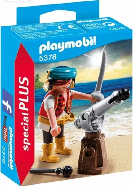 8 Stck. Restposten Playmobil 5378 Special Plus Pirat mit Kanone