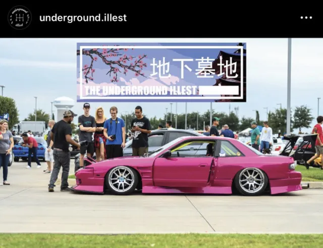 Underground Illest Cherry Blossom car stickers decals jdm Slap Anime