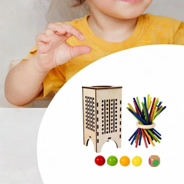 Cheynn Lot de 20 dés en bois D6 standard de 16 mm - Dés polyédriques - Pour jeux de rôle, jeux de dés, jeux de table, jeux de cartes, jeux de fête