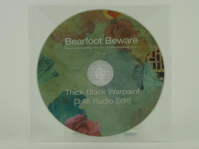 BEARFOOT BEWARE THICK BLACK WARPAINT (A71) 1 Track Promo CD Single Plastic Sleev