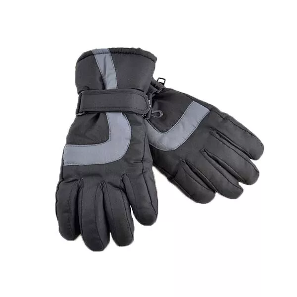 THINSULATE - Childrens Kids Boys Thermal 3M 40g Waterproof Black Ski Gloves