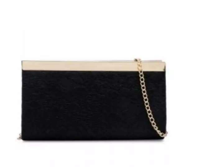 Call It Spring L82418 Womens Black Celestial Clutch 3