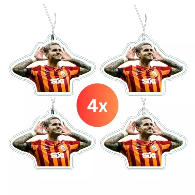4X MAURO ICARDI Duftbaum / Lufterfrischer Galatasaray Auto Duft Trikot EUR  4,99 - PicClick DE