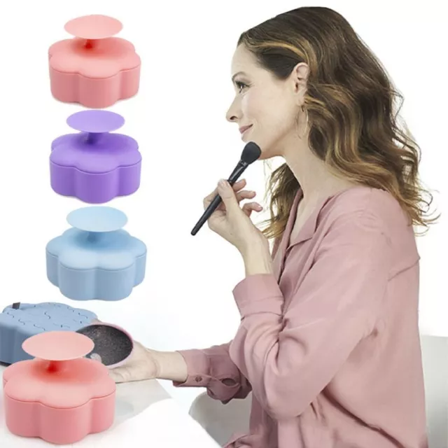 Storage Organizer Drying Storage Cup Silicone Cosmetic Brush Cup  Makeup Brush