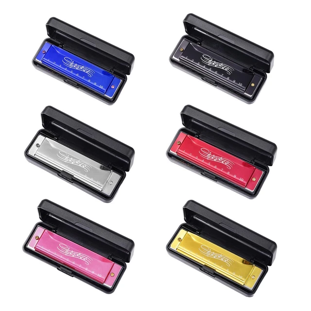 Mouth Organ Educational Portable 10 holes Harmonica for Classroom Party Stage
