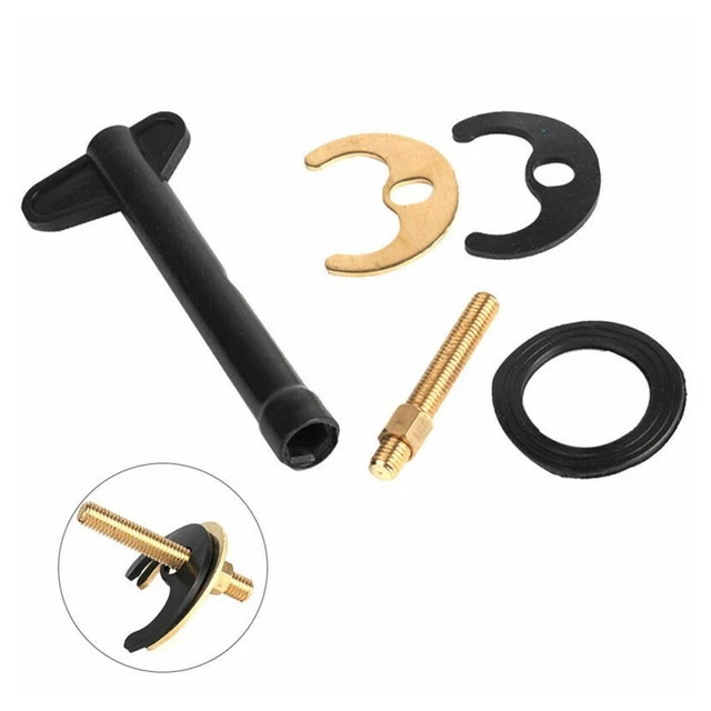 Piastra Copriforo Per Rubinetto Lavandino - Acciaio Inox Nero Opaco - Foto 7