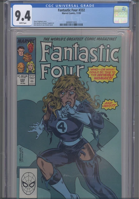 Fantastic Four #332 CGC 9.4 1989 Marvel Comics Steve Englehart Story