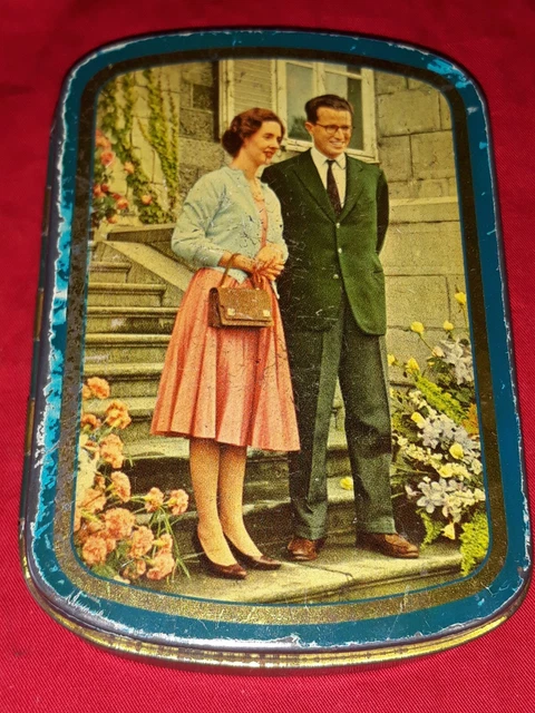 Ancienne Boîte En Papier Bouilli (papier Mâché) - Vintage - Occasion - Fabriquée En France