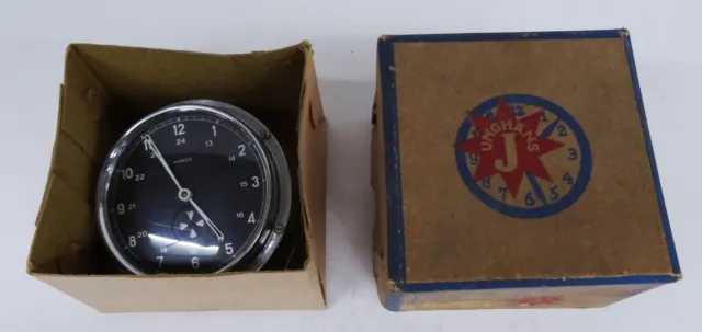 Mechanische Kienzle 8 Tage Werk Borduhr Oldtimer Uhr 1940er Jahre