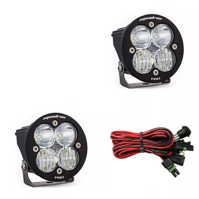 Baja Designs 597803 LED Light Pods Clear Lens Driving/Combo Pair Squadron R Pro