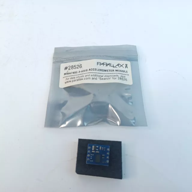 Parallax Inc #28526 MMA7455 3-Axis Accelerometer Module