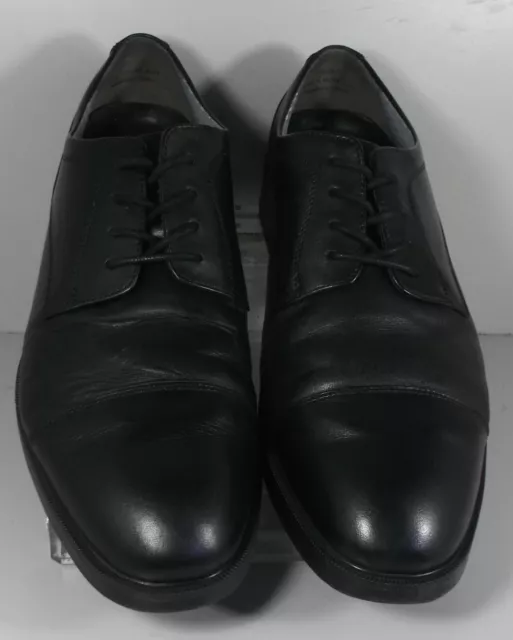 157857 WT50 MADDOX Men's Shoes Size 10.5 Black Leather Johnston Murphy ...