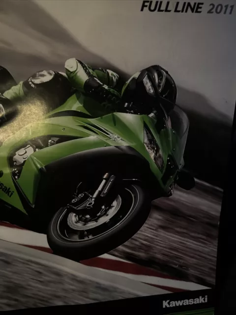 The Kawasaki Full Line 2011 Range Motorcycle Motor Bike Original Sales Brochure