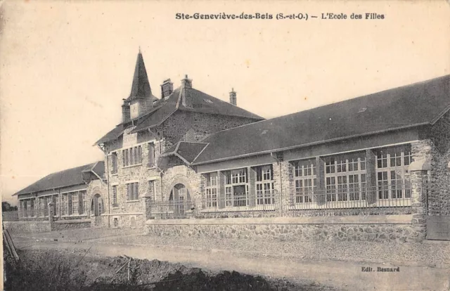 Cpa 91 Saint Genevieve Des Bois / Girls' School