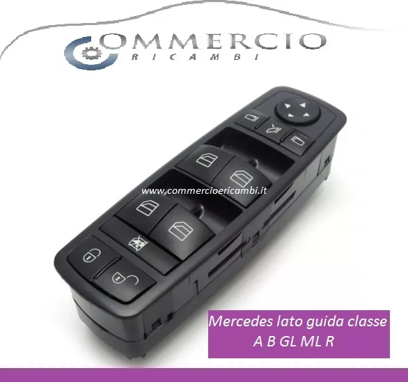 Pulsantiera alzavetro Mercedes ML 420 W164 "NUOVA" 4 Vetri Elettrici "Completa"