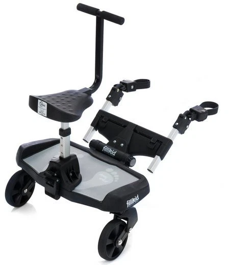 Tablero compartido FILLIBOARD WIDE en negro-gris accesorios cochecito bebé MUY BUENO