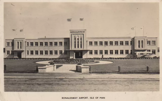 ISLE OF MAN Aviation Ronaldsway Airport RP Used 1953 Person Transiting