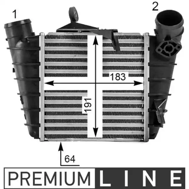 Ladeluftkühler MAHLE für SEAT CORDOBA (6L2)