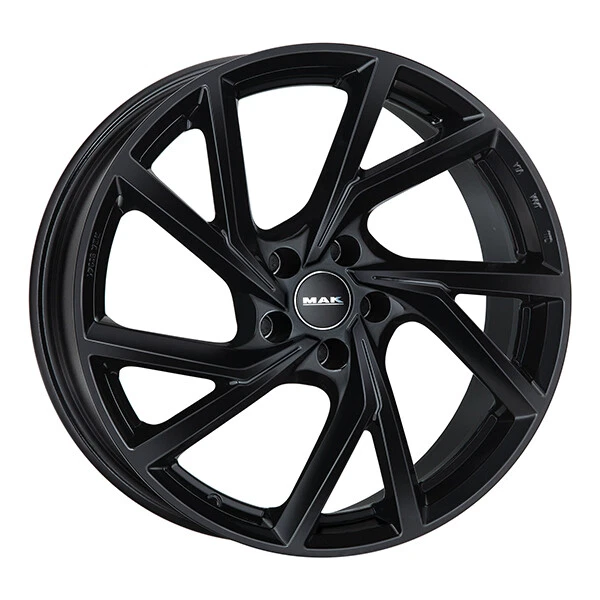 ALLOY WHEEL MAK Kassel For Audi Tt Coupe 8X18 5X112 Gloss Black U5S