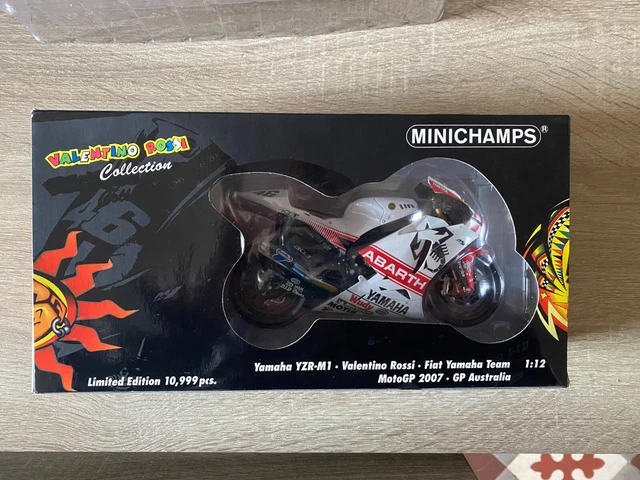 Miniature Moto 1/12 Minichamps - Valentino Rossi Yamaha YZR M1 2007 Australie