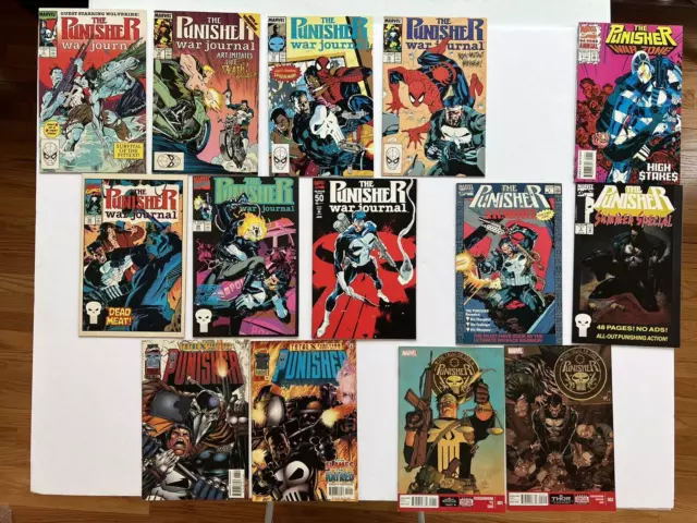 The Punisher 14 Issue Mixed Lot between 1989 through 2013 incl 3 Keys - Annual