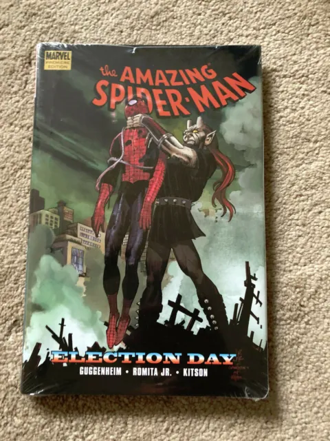 MARVEL PREMIERE EDITION AMAZING SPIDER-MAN Election Day SEALED HARDCOVER