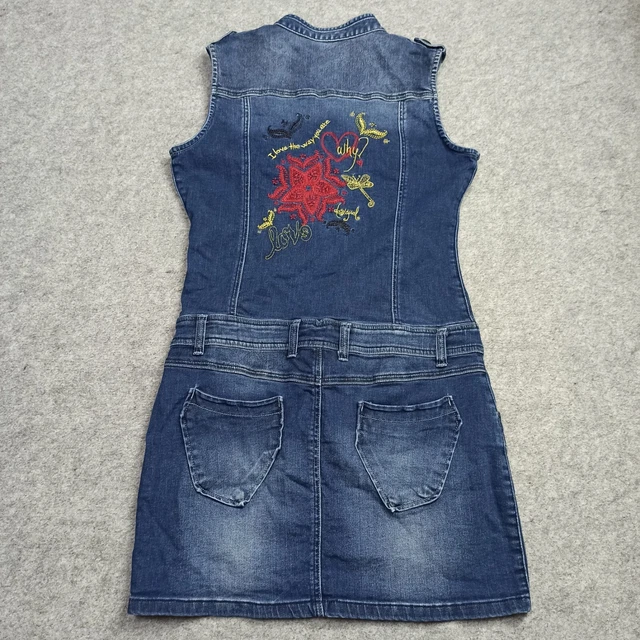 Robe En Jeans Bleu Clair - Taille 38/40 (M/L) - Style Moulant Bretelles - Coton Élasthanne - Neuf Avec Étiquette